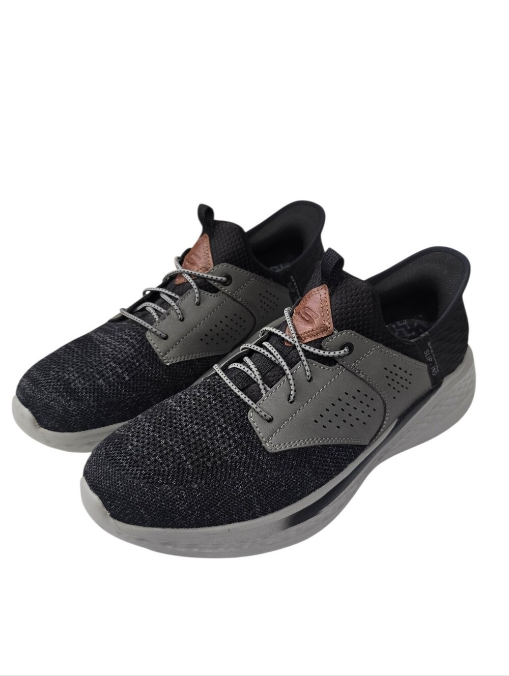 Skechers Slade Slip-ins Athletic Shoes Black & Gray US 9.5
